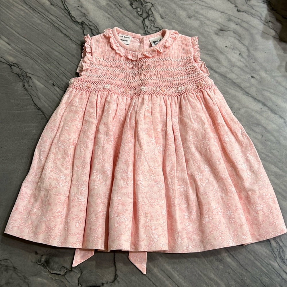 Sarah Louise smocked Dress size 6 months